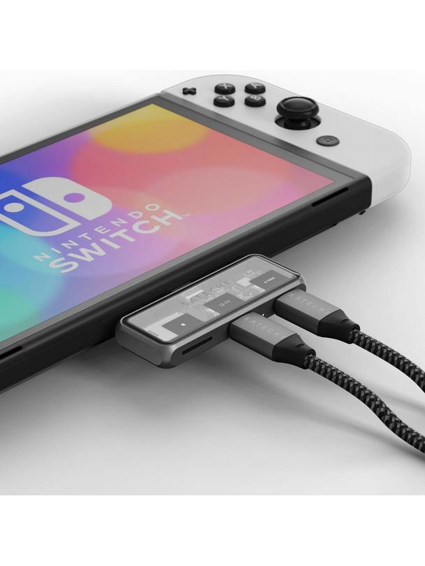 Adapter HUB 3w1 USB C Satechi Mobile XR ST-HXRSDM szary