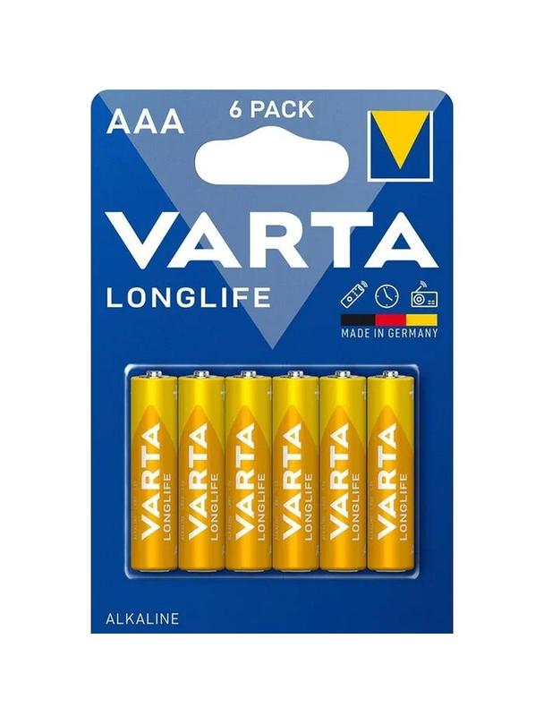 VARTA bateria alkaliczna R3 (AAA) Longlife 6 szt