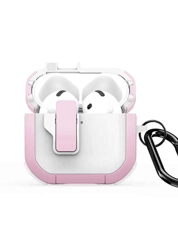 DUX DUCIS futerał PECP ochronny TPU+PC na AirPods 4 biało różowy