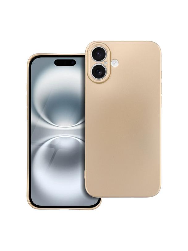 Futerał METALLIC do IPHONE 16 Plus złoty