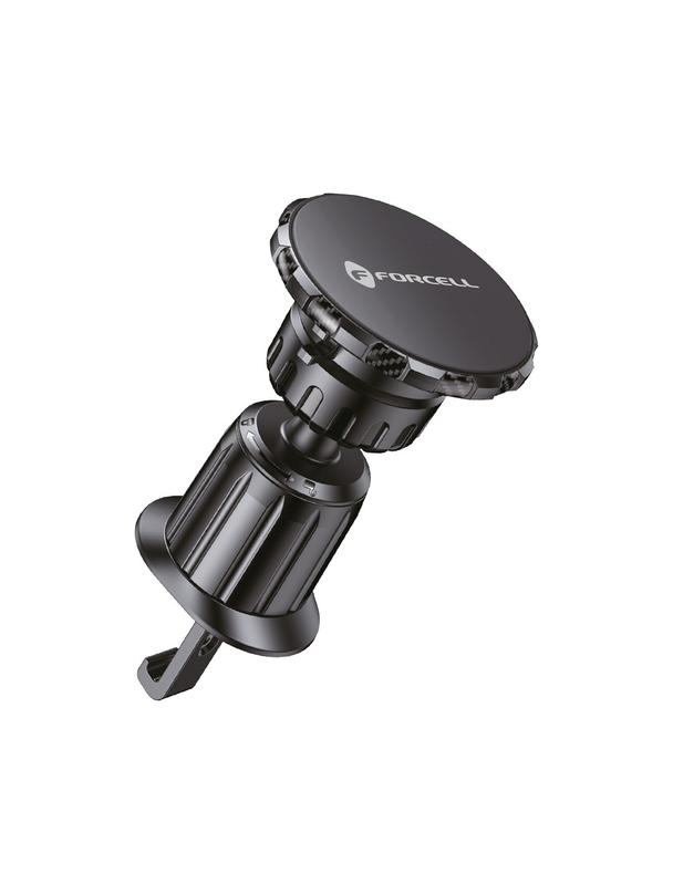 Uchwyt na telefon do samochodu magnetyczny Forcell F-Grip MagElite do kratki czarny
