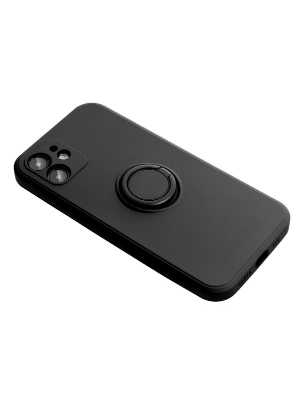 Futerał SILICONE RING do IPHONE 16 czarny