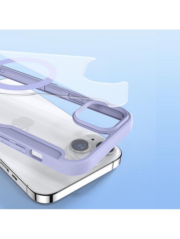DUX DUCIS kabura SKIN X PRO kompatybilna z MagSafe do IPHONE 15 Plus fioletowa