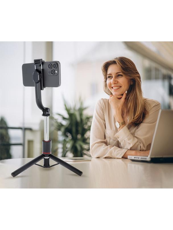 Uchwyt selfie z pilotem bezprzewodowym tripod SSTR-13 czarny