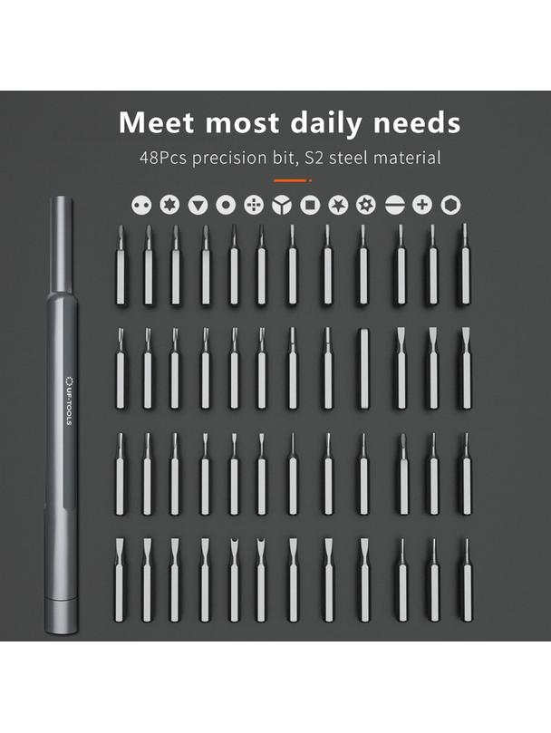 UF-TOOLS - Wkrętak precyzyjny z wymiennymi bitami 48w1