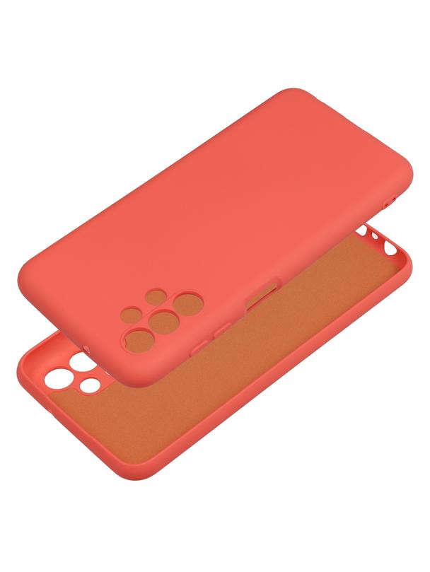 Futerał SILICONE do SAMSUNG A13 4G brzoskwiniowy
