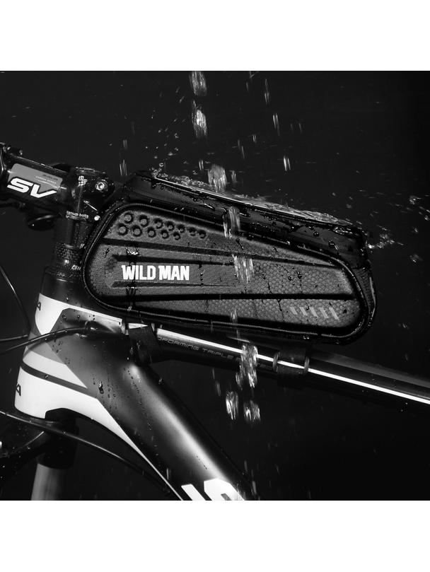 WILDMAN sakwa rowerowa na ramę na zamek  ES3 1L ( 4" - 7" ) czarna