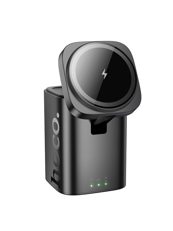 Ładowarka indukcyjna Hoco 3w1 15W kompatybilna z Apple Watch CQ20 czarna