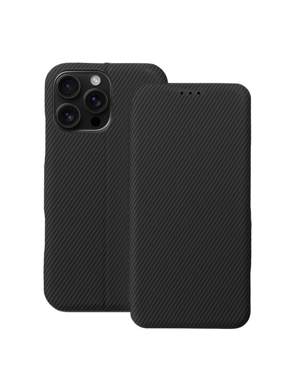 Kabura FOLIO Side Magnet do IPHONE 16 PRO MAX czarny