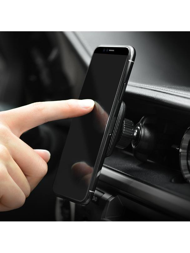 Uchwyt na telefon do samochodu magnetyczny Hoco do kratki CA23 czarny
