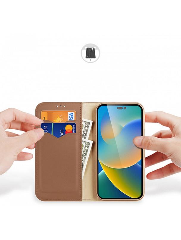 DUX DUCIS kabura HIVO do IPHONE 15 Pro Max brązowa