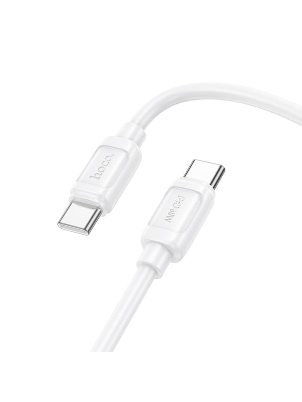 Kabel USB C do USB C Hoco PD 5A 240W 1 m X115 biały