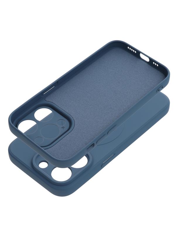 Futerał SILICONE MAG COVER kompatybilny z MagSafe do IPHONE 14 Pro niebieski