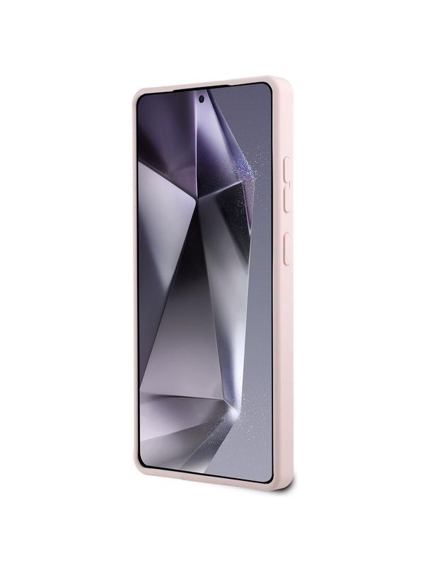 KARL LAGERFELD futerał do SAMSUNG S25 Ultra KLHMS25LSKCHTCP (Magnetic Silicone Double Heads) różowy