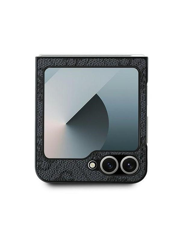 GUESS futerał do SAMSUNG Z Flip 6 GUHCZF64GMGGR (PU 4G Leather Metal Logo) czarny