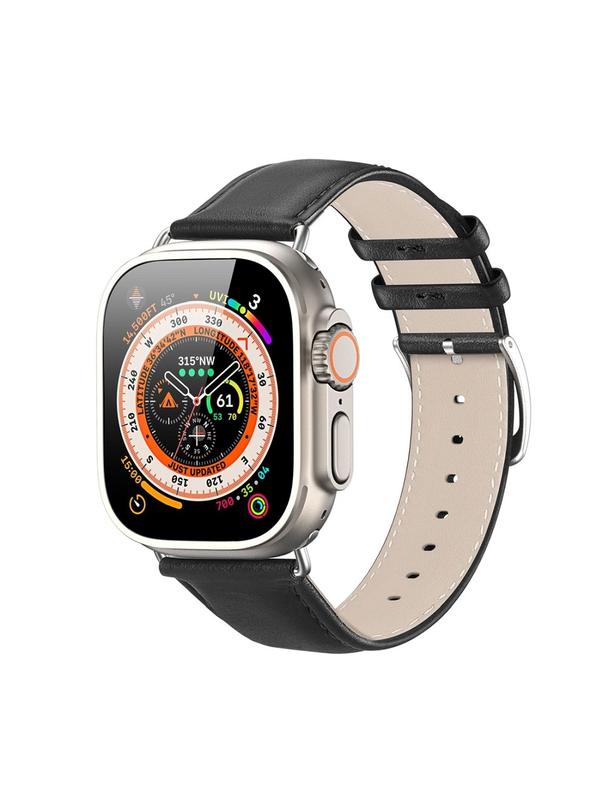 DUX DUCIS pasek YS skórzany do Apple Watch 38 / 40 / 41 mm czarny