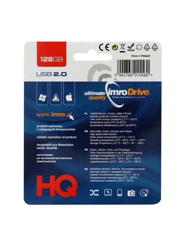 IMRO pendrive BLACK 128GB USB2.0