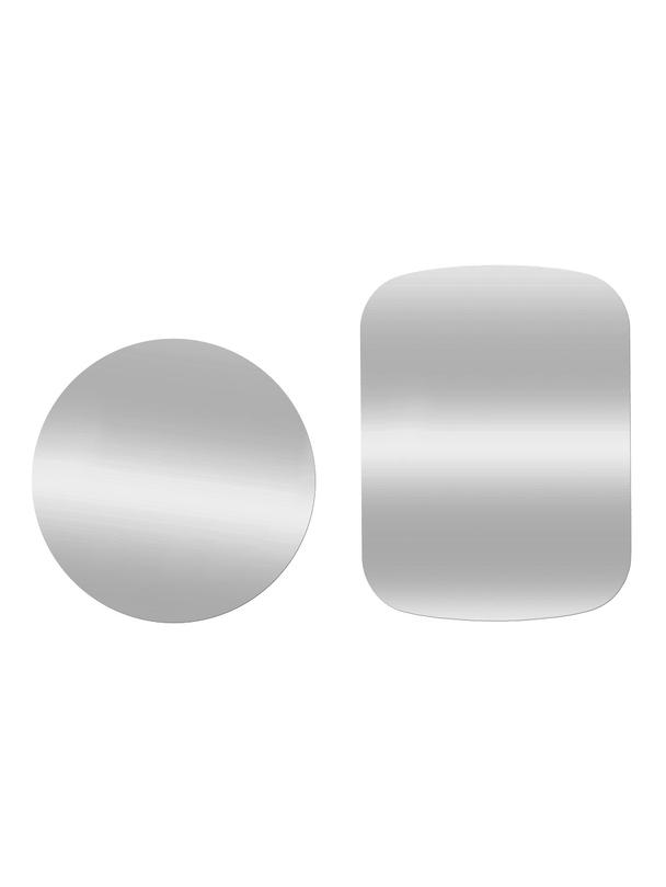 Blaszki do uchwytu magnetycznego srebrne