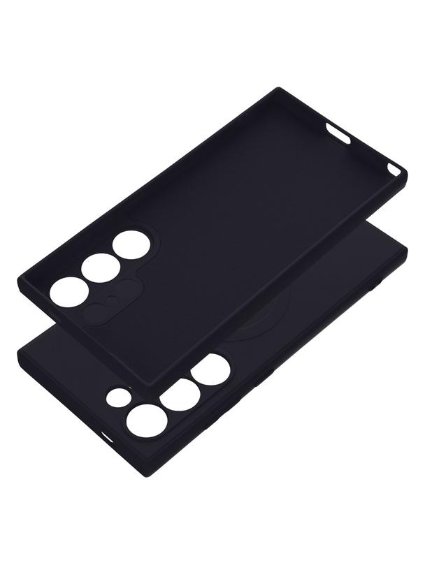 Futerał SILICONE MAG COVER kompatybilny z MagSafe do SAMSUNG S24 Ultra czarny