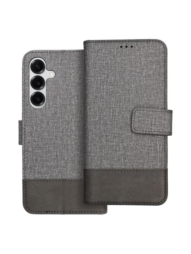 Kabura GOMMA Book do SAMSUNG S25 Plus szary