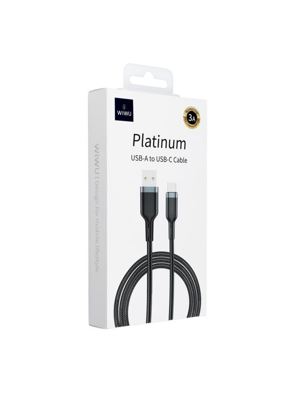 Kabel USB A do USB C Wiwu 3A Wi-C019 1,2m czarny