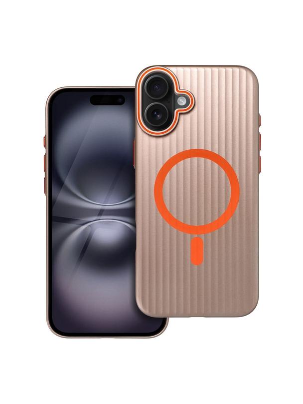 Futerał SIMPLY kompatybilny z MagSafe do IPHONE 16 Plus tytan pustynny