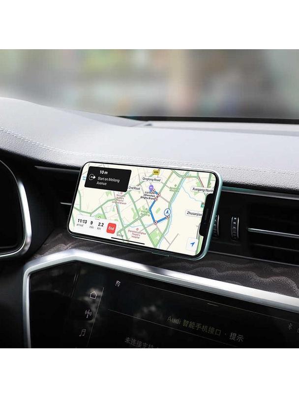 Uchwyt na telefon do samochodu magnetyczny Hoco do kratki CA65 czarny