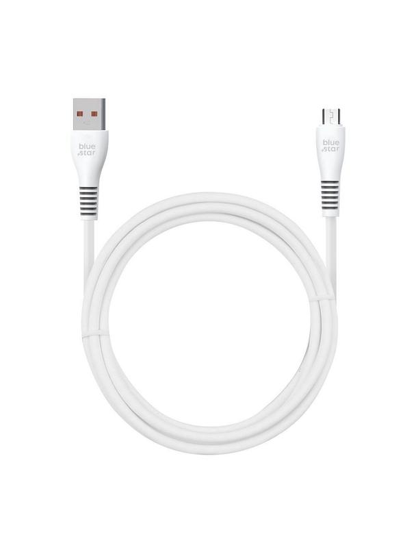 Kabel USB A do Micro USB Blue Star 2A 1 m DC99M biały