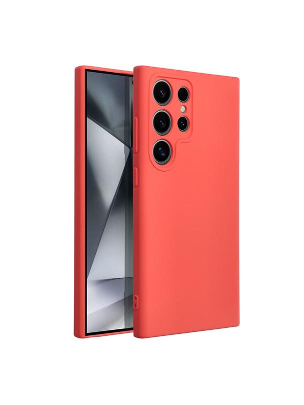 Futerał SILICONE do SAMSUNG S24 Ultra brzoskwiniowy