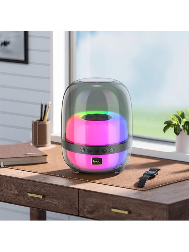 Głośnik bluetooth LED 10W 5h Hoco BS58 czarny
