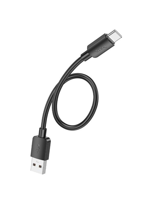 Kabel USB A do USB C Hoco PD 2,4A 27W 0,25 m X96 czarny