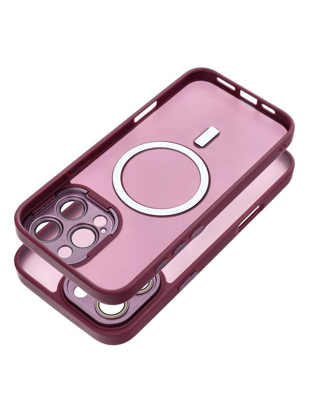 Futerał VARIETE MAG COVER kompatybilny z MagSafe do IPHONE 12 fioletowy