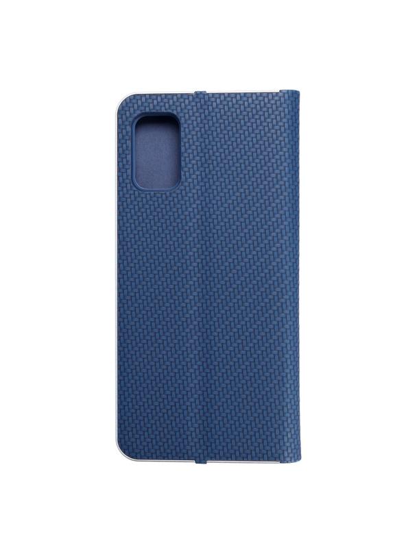 Kabura LUNA Book Carbon do SAMSUNG A41 niebieski