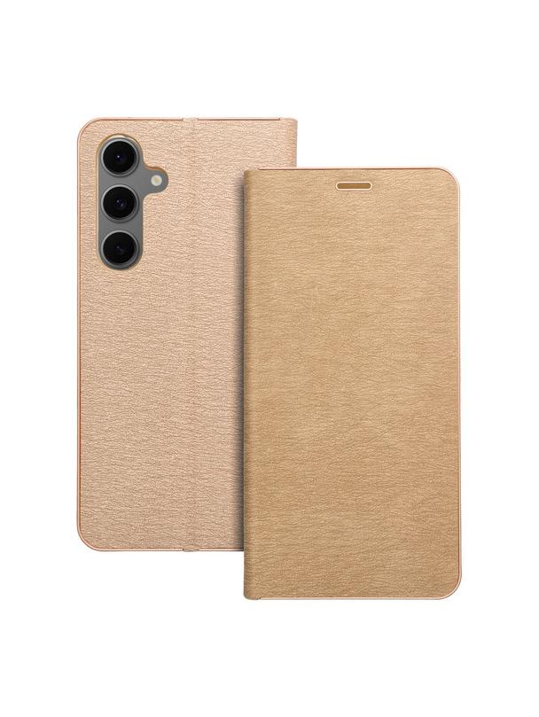 Kabura LUNA Book Gold do SAMSUNG S24 FE złoty