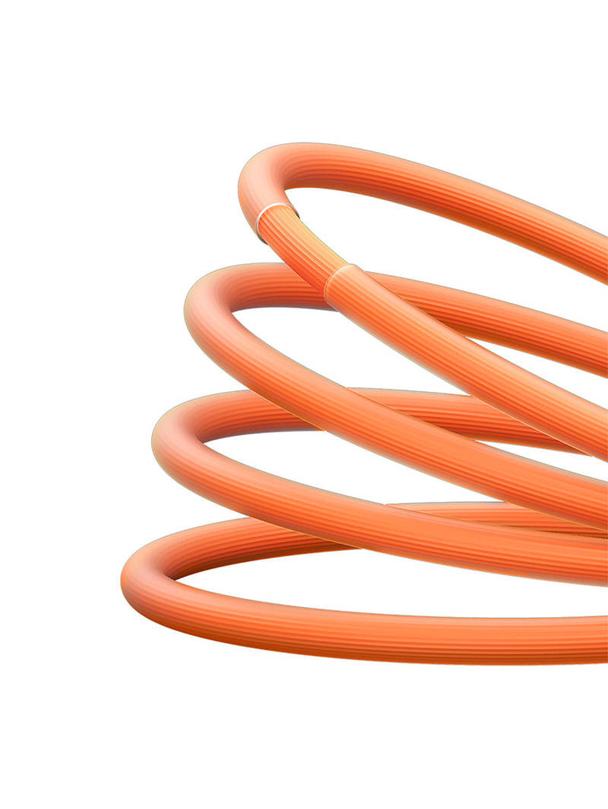 Kabel USB C do Lightning Baseus PD 20W Coolplay 2 m CAKW000107 pomarańczowy