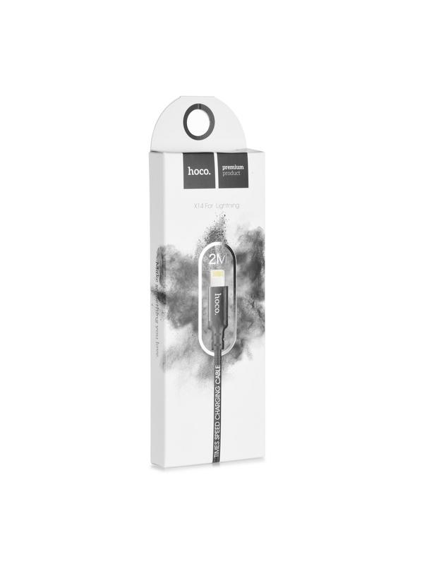 Kabel USB A do Lightning Hoco 2A 2 m X14 czarny
