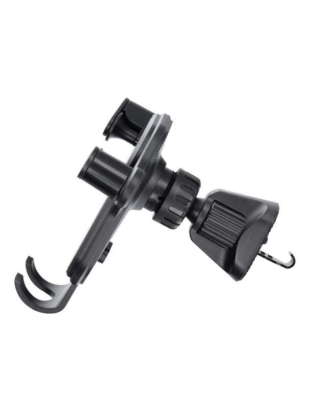 Uchwyt na telefon do samochodu grawitacyjny Blue Star Triangular do kratki czarny