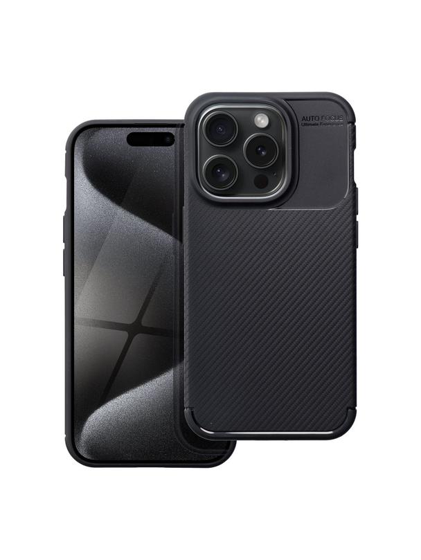 Futerał CARBON PREMIUM do IPHONE 15 Pro czarny