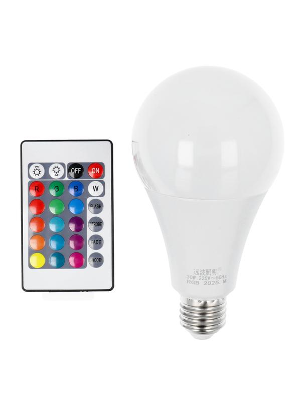 Żarówka LED RGB 30W E27 A80 wielokolorowa