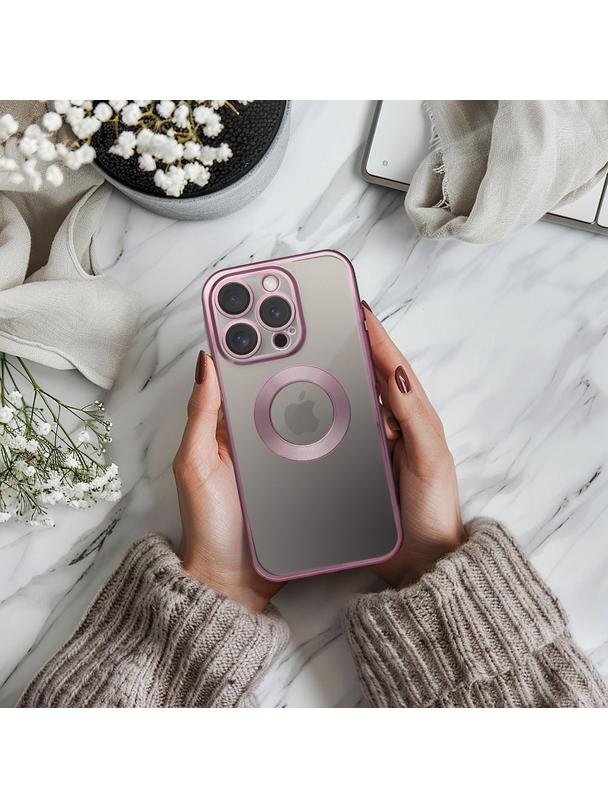 Futerał GLAM do IPHONE 17 Pro pudrowy róż