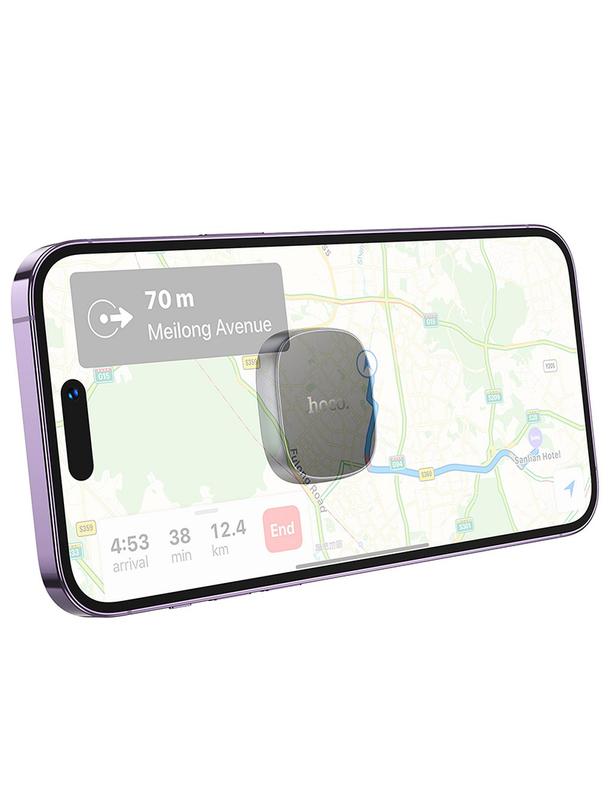 Uchwyt na telefon do samochodu magnetyczny Hoco do deski H52 szary