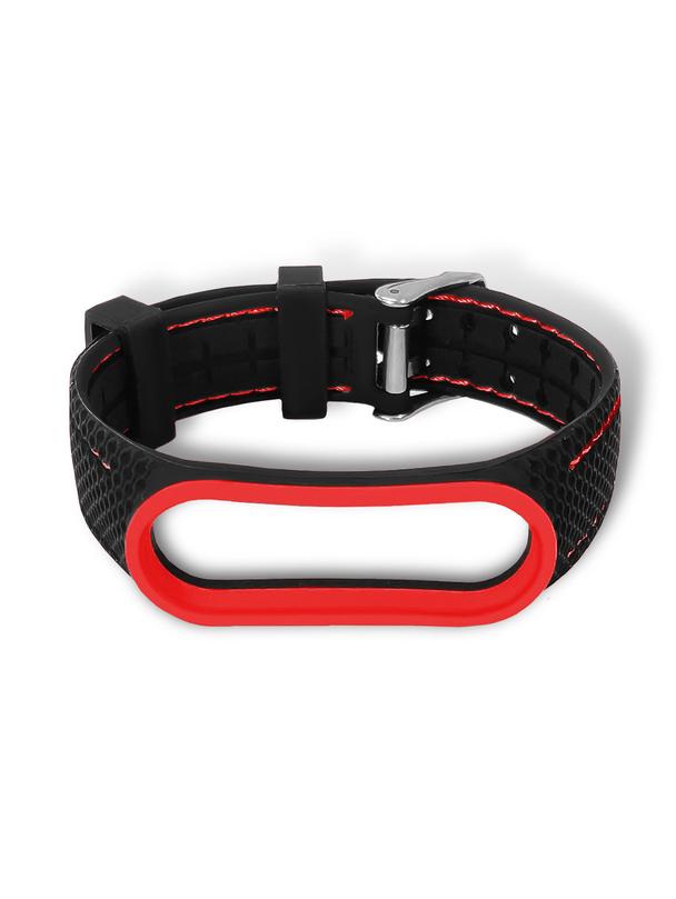 Pasek z elastomeru LIFESTYLE do XIAOMI Mi Band 7 czarny (04)