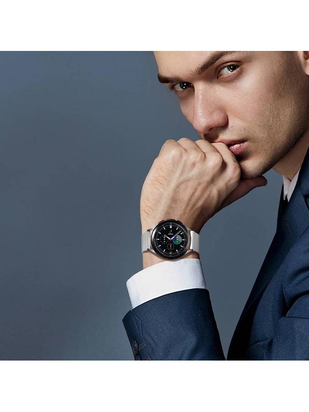 DUX DUCIS pasek MILANESE magnetyczny ze stali nierdzewnej 22 mm srebrny