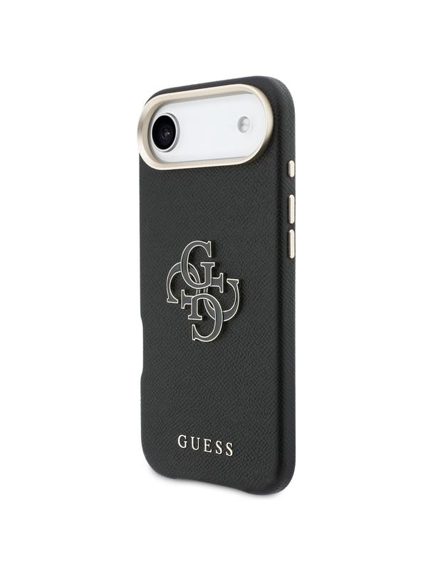 GUESS futerał do IPHONE 17 Air GUHCP17M5PS4RGGK (PU FW Resin Logo) czarny