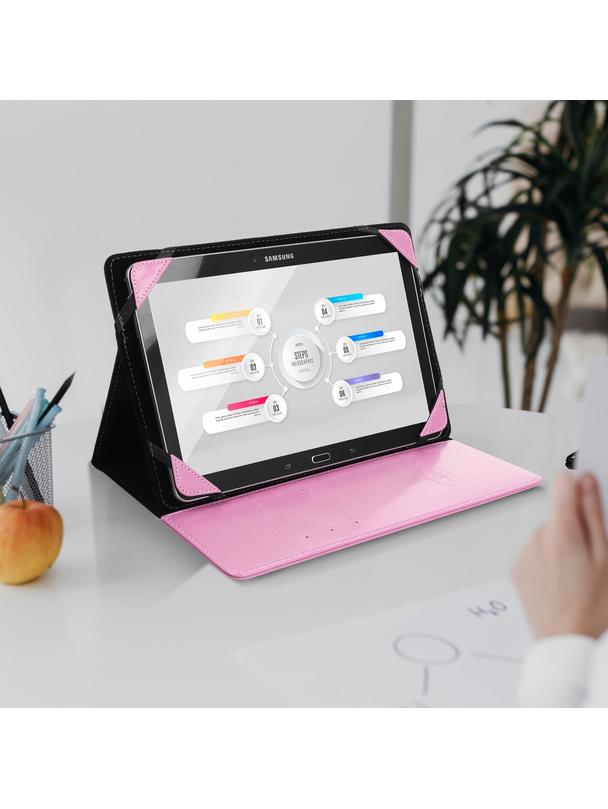 BLUN uniwersalny futerał na tablet 10" (UNT) różowy