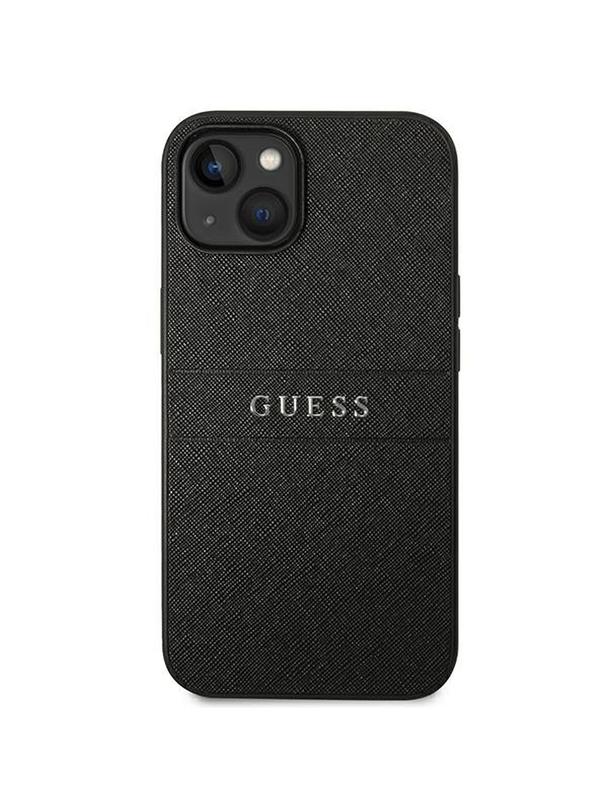 GUESS futerał do IPHONE 14 Plus GUHCP14MPSASBBK (Saffiano With Metal Logo) czarny