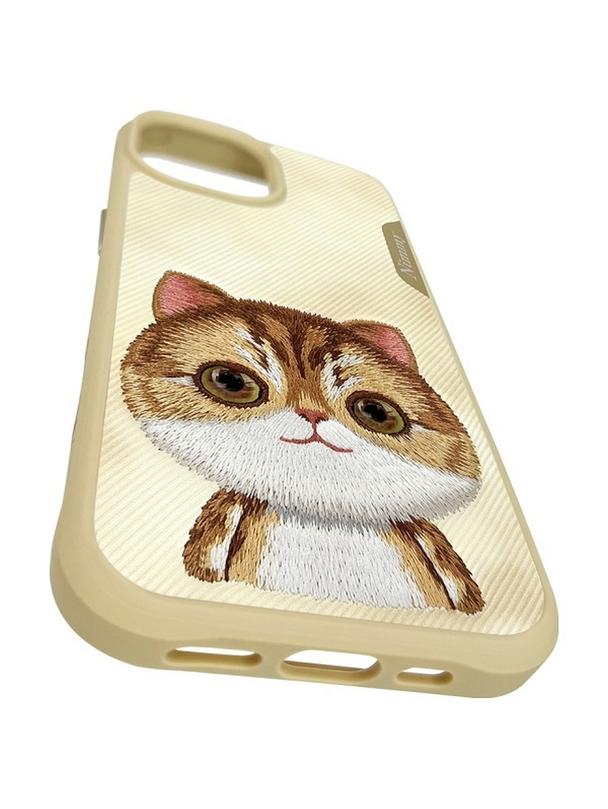 NIMMY futerał BIG EYED PET 2.0 Cat do IPHONE 15 khaki