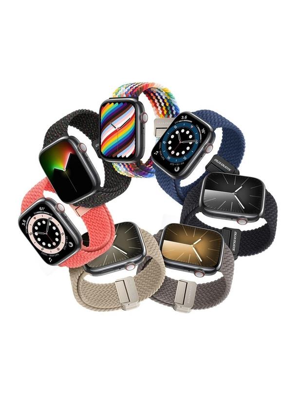 DUX DUCIS pasek MIXTURE PRO pleciony do Apple Watch 38 / 40 / 41 mm guava