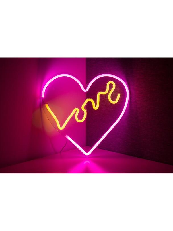 NEON NA ŚCIANĘ LED na USB - Love 2 model