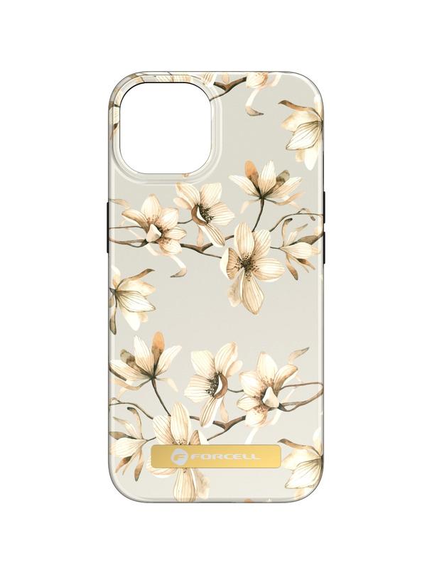 Etui na iPhone 15 Forcell F-Protect Mirage zgodny z MagSafe spring flowers